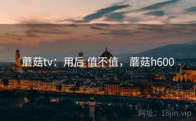蘑菇tv：用后 值不值，蘑菇h600