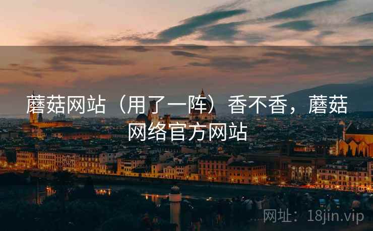蘑菇网站（用了一阵）香不香，蘑菇网络官方网站