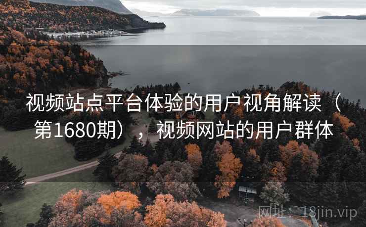 视频站点平台体验的用户视角解读（第1680期），视频网站的用户群体