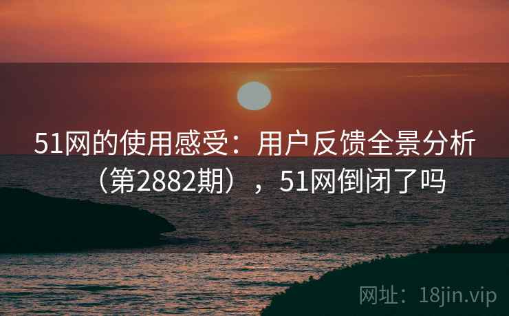 51网的使用感受：用户反馈全景分析（第2882期），51网倒闭了吗